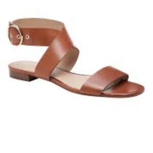 NWOT Banana Republic Leather Ankle Strap Sandals size 7.5 women’s